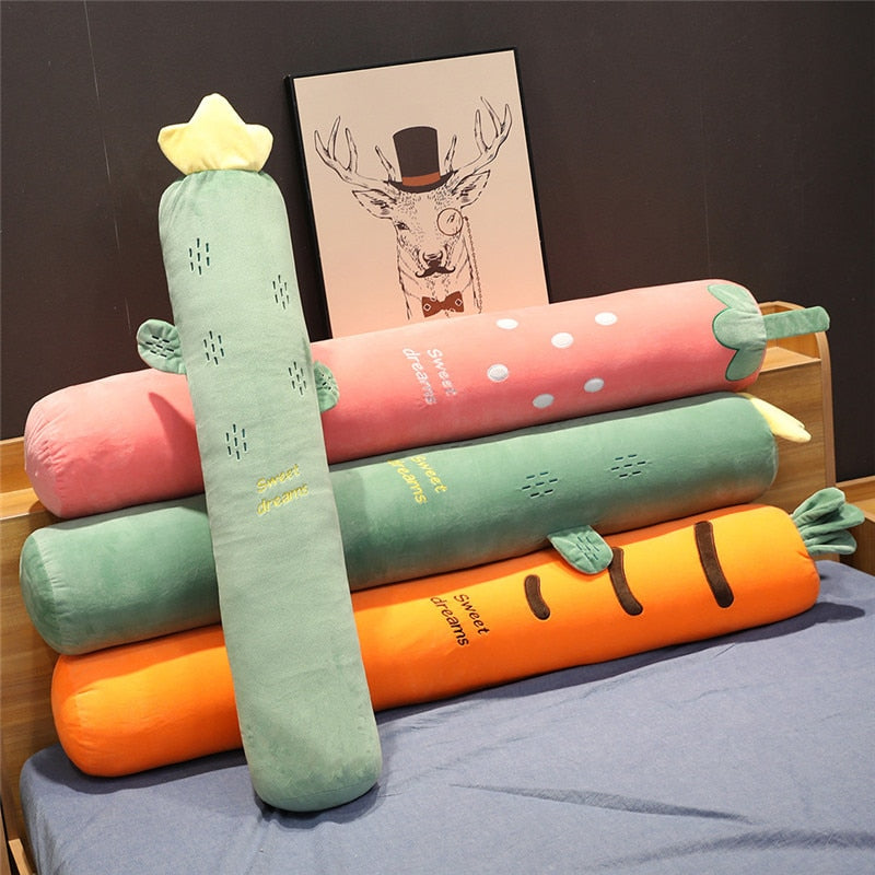 Long Fruit Vegetable Soft Body Pillow Cushion Toy