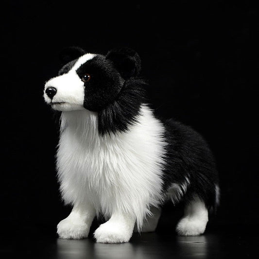 Brinquedo de pelúcia macio para cachorro border collie