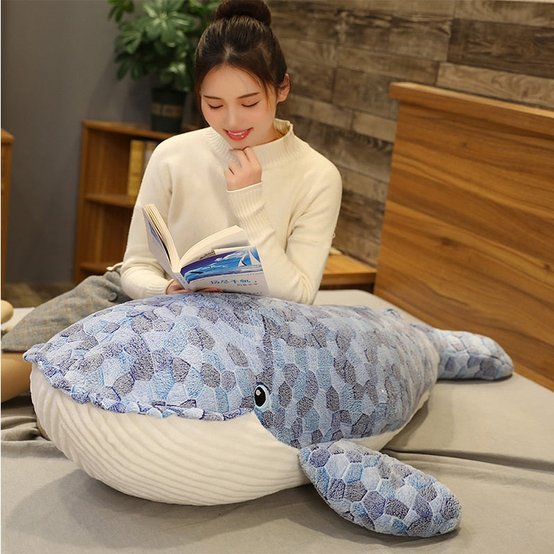 Giant Blue Whale Soft Stuffed Plush Toy