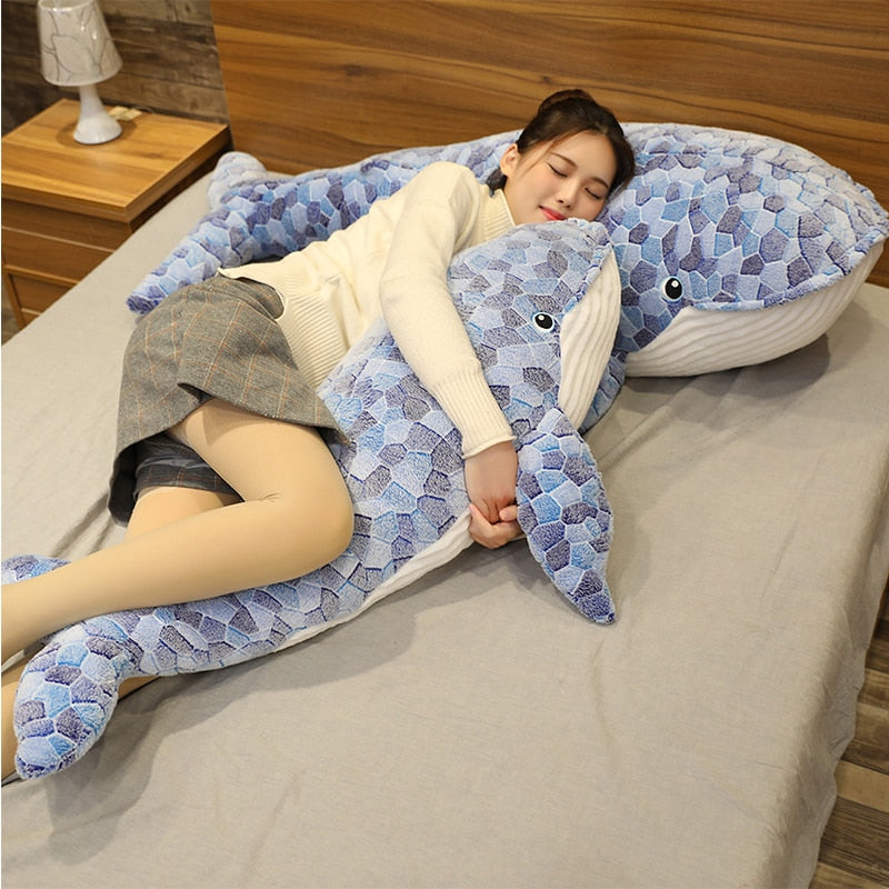 Giant Blue Whale Soft Stuffed Plush Toy