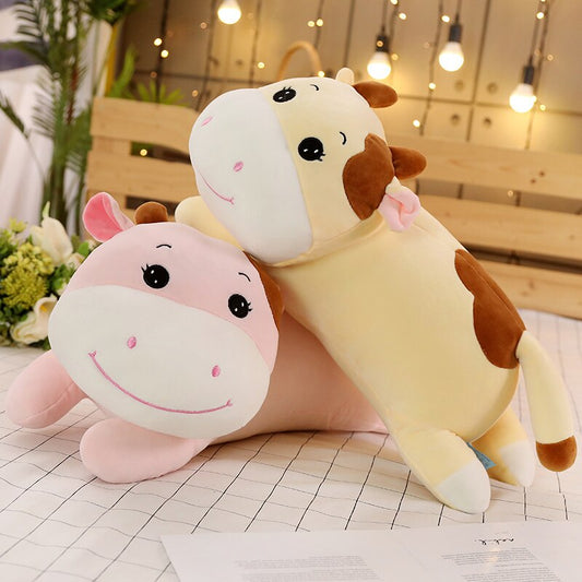 Smiley Cow Cattle Soft Stuffed Plush Pillow Toy