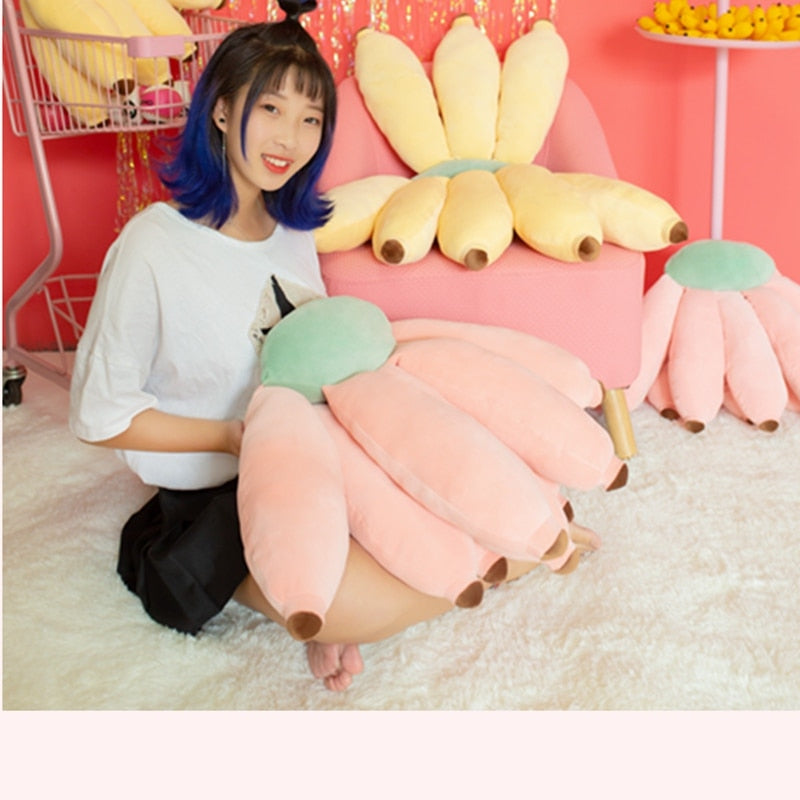 Giant Banana Cushion Soft Stuffed Plush Pillow Toy