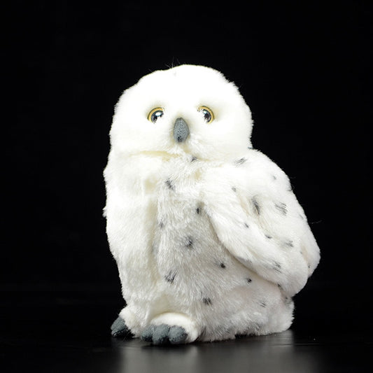 Lifelike Snowy Owl Stuffed Plush Toy