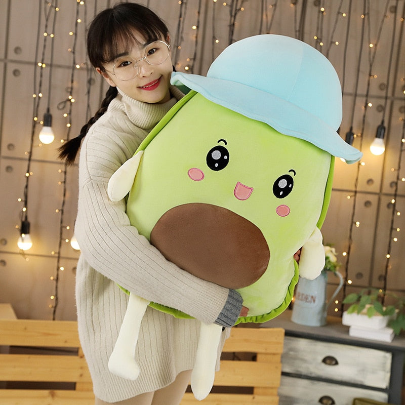 Avocado Fruit Person Soft Stuffed Plush Toy