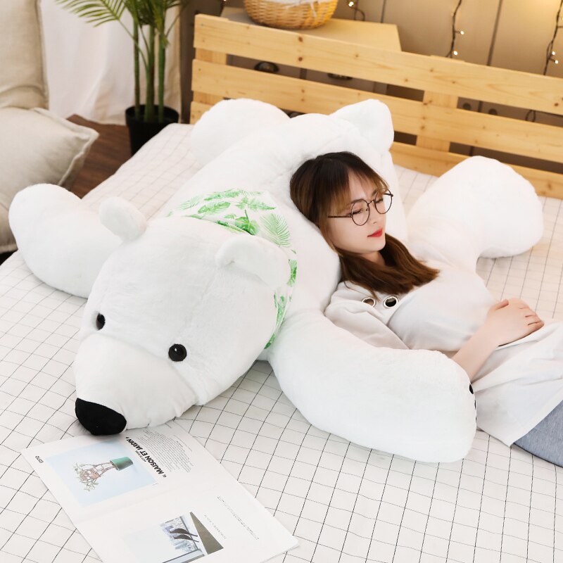 Large White Polar Bear Soft Stuffed Plush Toy