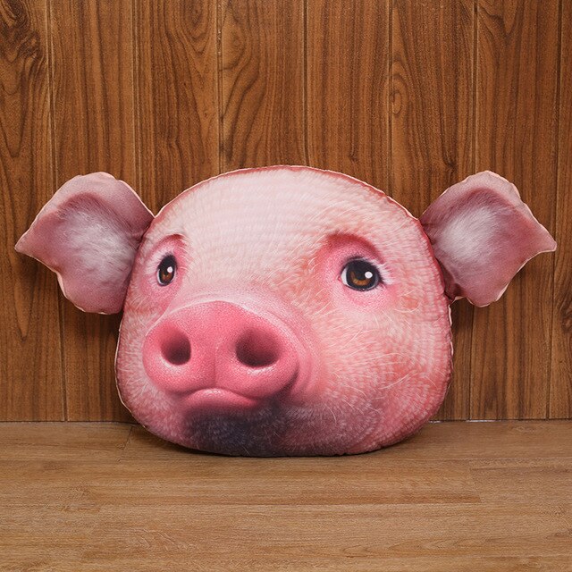 Pig Face Stuffed Plush Pillow Cushion Decor Toy