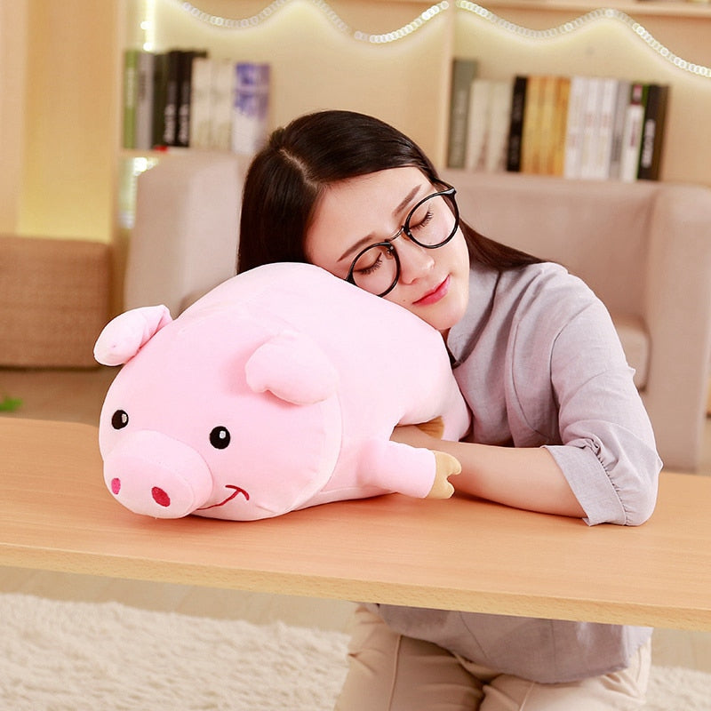 Smiley Pig Pillow Soft Stuffed Plush Toy