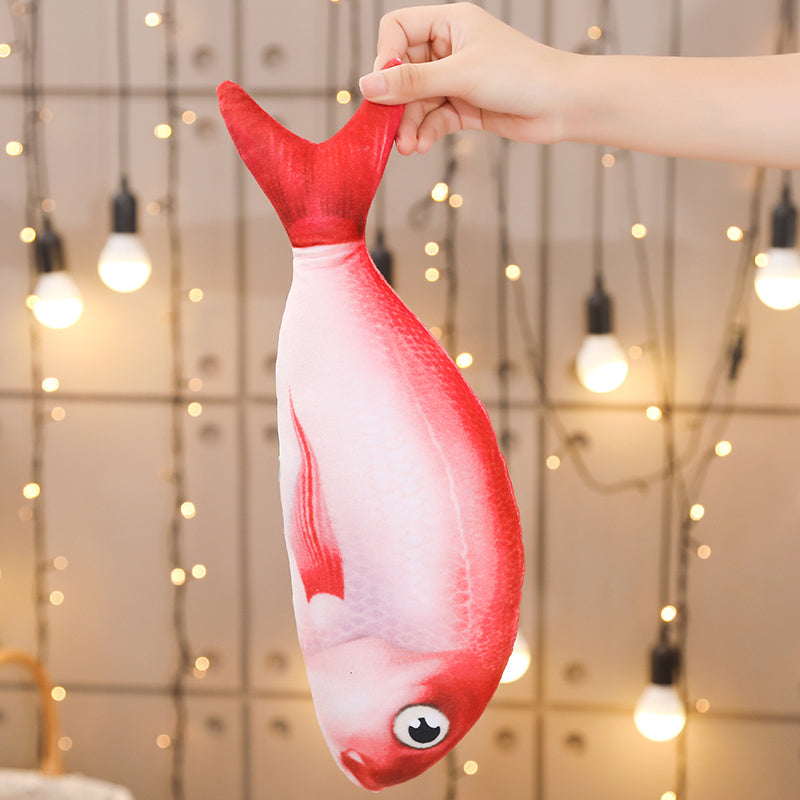 Red Fish Soft Stuffed Plush Pillow Toy