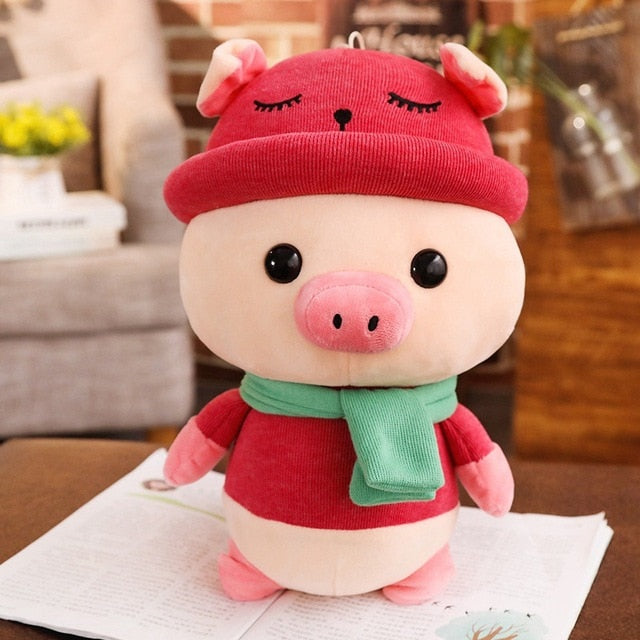 Winter Pig Teddy Soft Stuffed Plush Toy