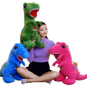 Large Colored Tyrannosaurus Dinosaur Soft Stuffed Plush Toy