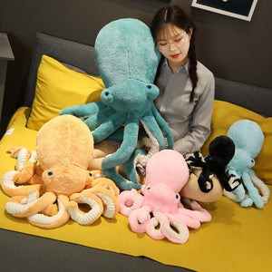 Lifelike Colored Octopus Soft Stuffed Plush Toy
