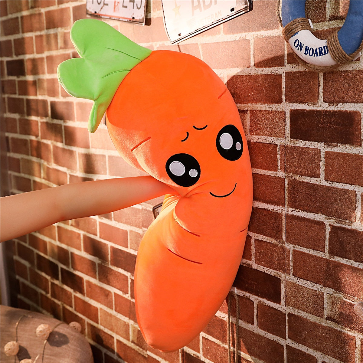 Cute Carrot Pillow Soft Stuffed Plush Toy