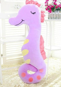 Large Cute Colored Seahorse Soft Stuffed Plush Toy