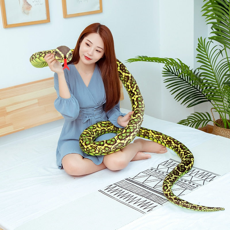 Lifelike Snake Soft Stuffed Plush Toy