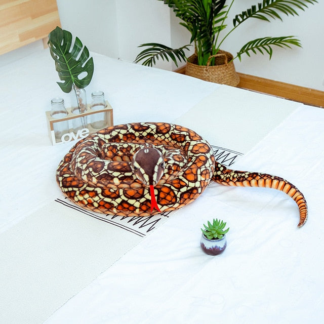 Lifelike Snake Soft Stuffed Plush Toy