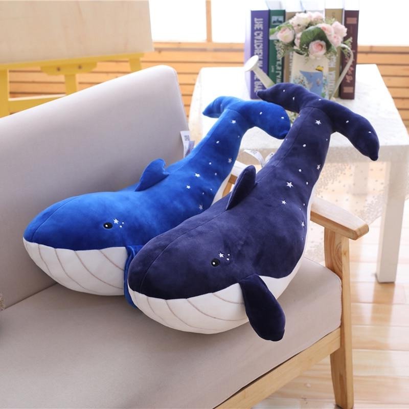 Large Starry Whale Dolphin Soft Stuffed Plush Toy