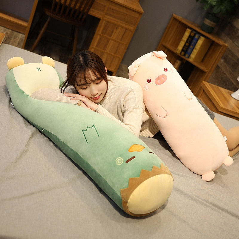 Long Animal Stuffed Plush Pillow Cushion Toy