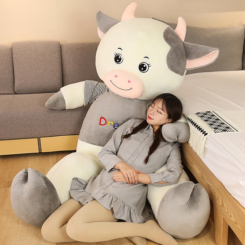 Large Cow Soft Stuffed Plush Pillow Toy