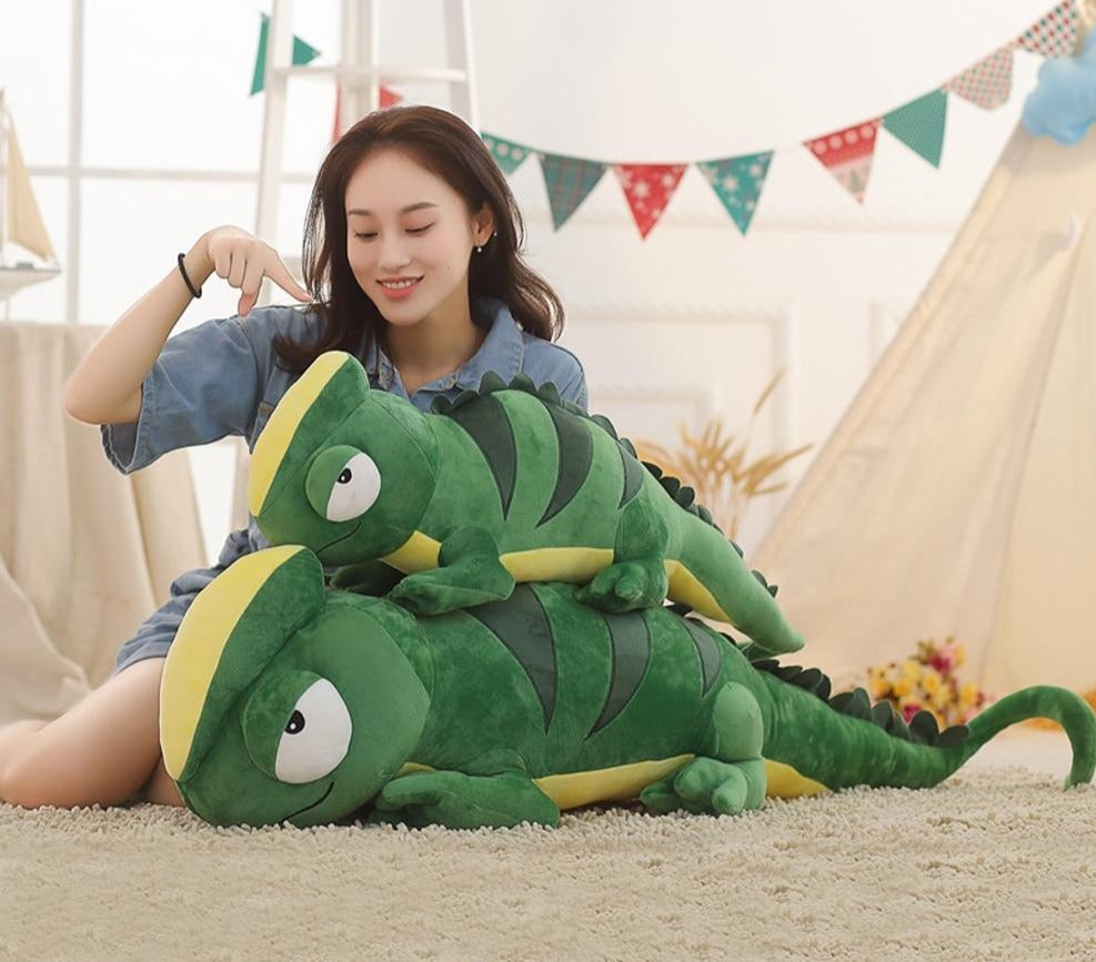 Full Size Chameleon Soft Stuffed Plush Toy