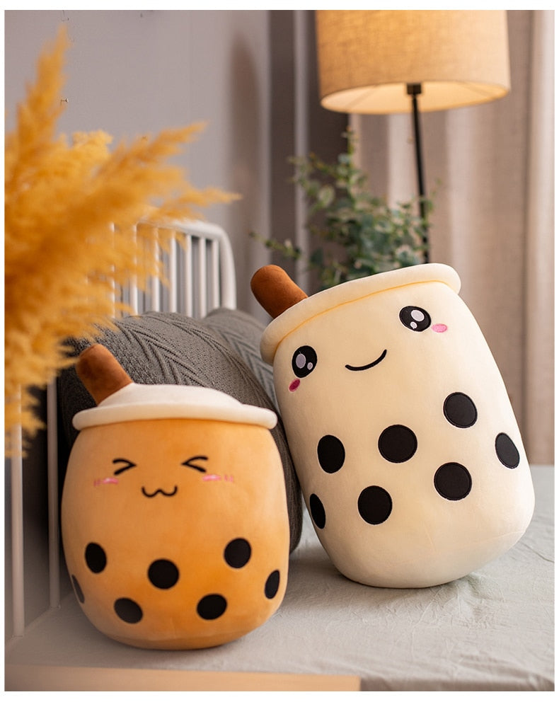 Boba Bubble Milk Tea Pillow Soft Stuffed Plush Toy