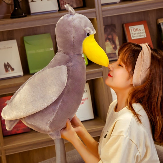 Grey Stork Bird Soft Stuffed Plush Toy