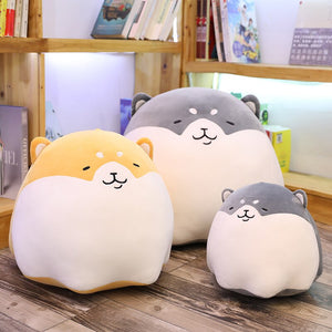 Fat Round Shiba Inu Dog Soft Stuffed Plush Pillow Toy