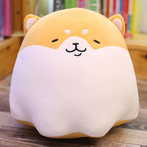 Fat Round Shiba Inu Dog Soft Stuffed Plush Pillow Toy