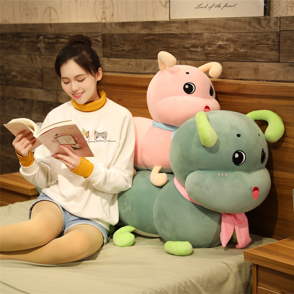 Giant Caterpillar Soft Stuffed Plush Pillow Toy