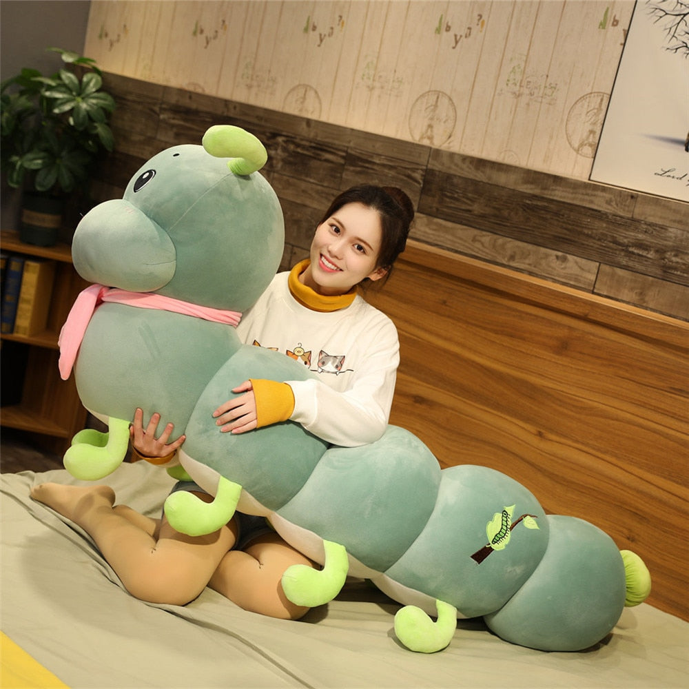 Giant Caterpillar Soft Stuffed Plush Pillow Toy