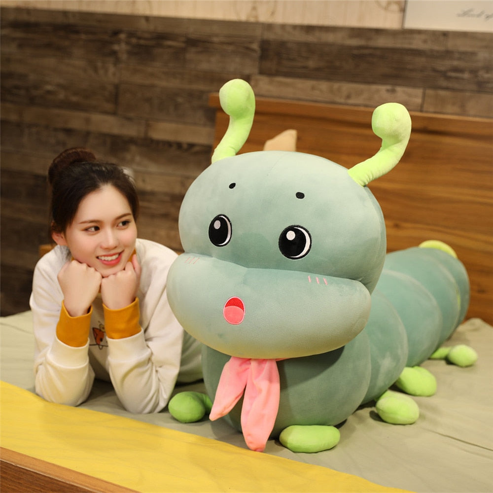 Giant Caterpillar Soft Stuffed Plush Pillow Toy