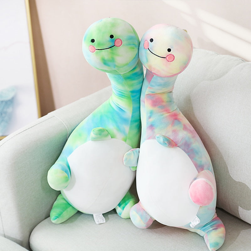 Giant Rainbow Dinosaur Soft Stuffed Plush Toy