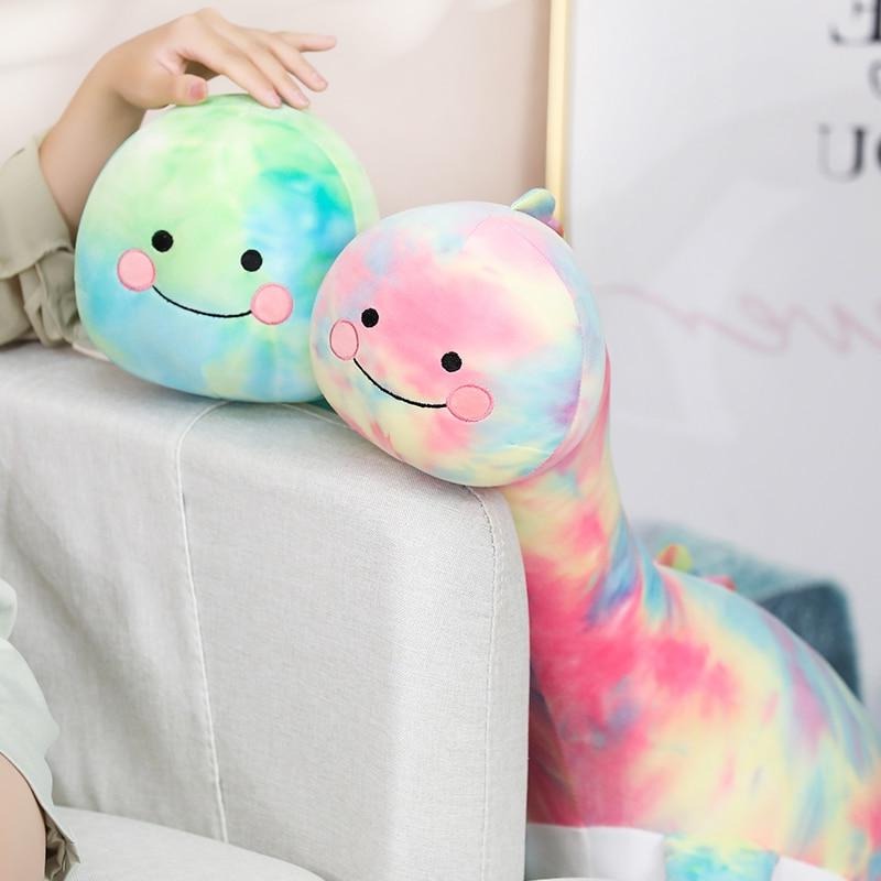 Giant Rainbow Dinosaur Soft Stuffed Plush Toy