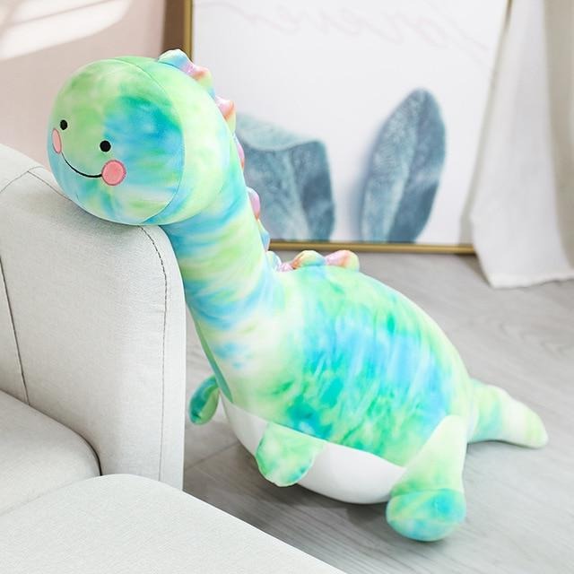 Giant Rainbow Dinosaur Soft Stuffed Plush Toy