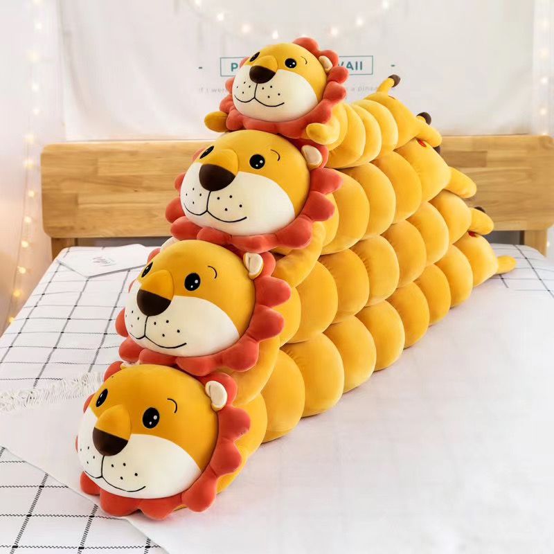 Long Cylindrical Animal Stuffed Plush Pillow Toy