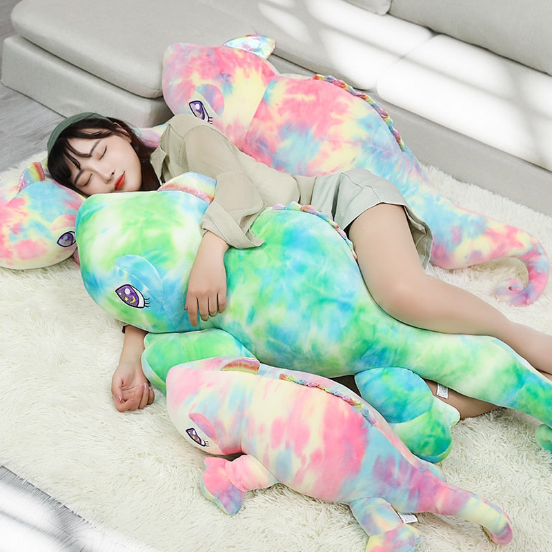 Giant Bright Chameleon Soft Stuffed Plush Toy