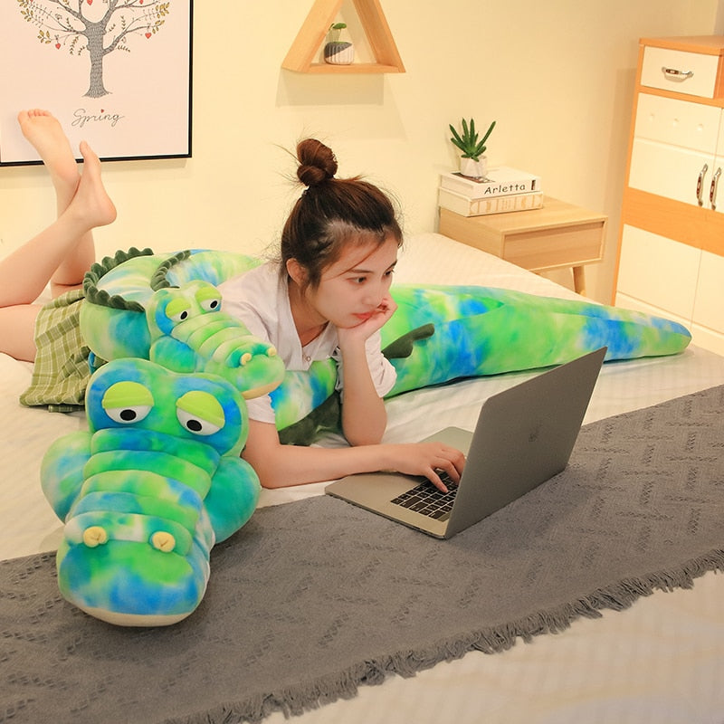 Colorful Crocodile Soft Stuffed Plush Pillow Toy