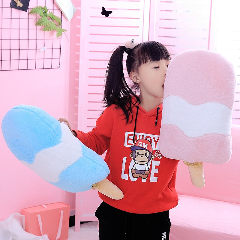 Popsicle Ice Cream Soft Stuffed Plush Pillow Toy