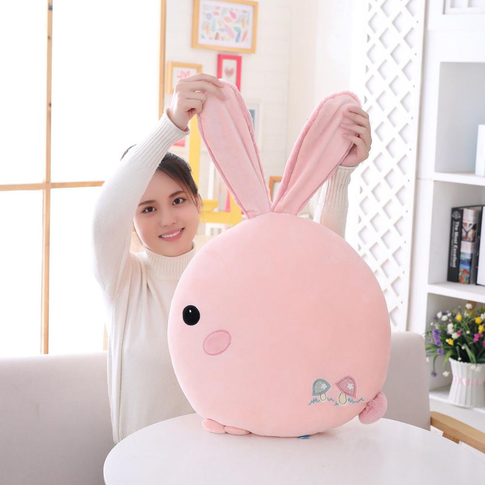 Long Ears Round Rabbit Bunny Stuffed Plush Toy