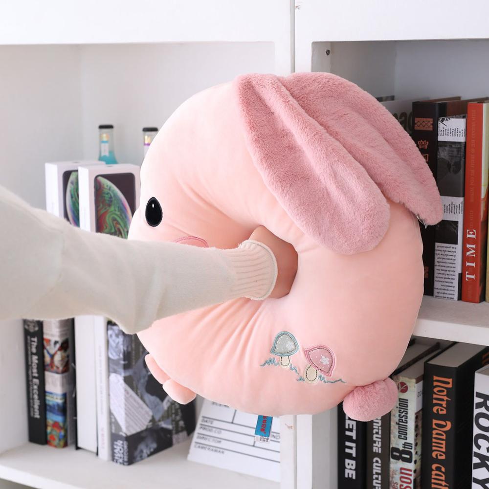 Long Ears Round Rabbit Bunny Stuffed Plush Toy