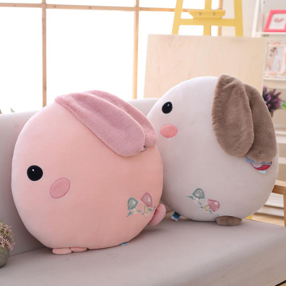 Long Ears Round Rabbit Bunny Stuffed Plush Toy