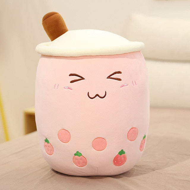 Boba Bubble Milk Tea Pillow Weiches Plüschtier