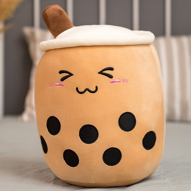 Boba Bubble Milk Tea Pillow Soft Stuffed Plush Toy