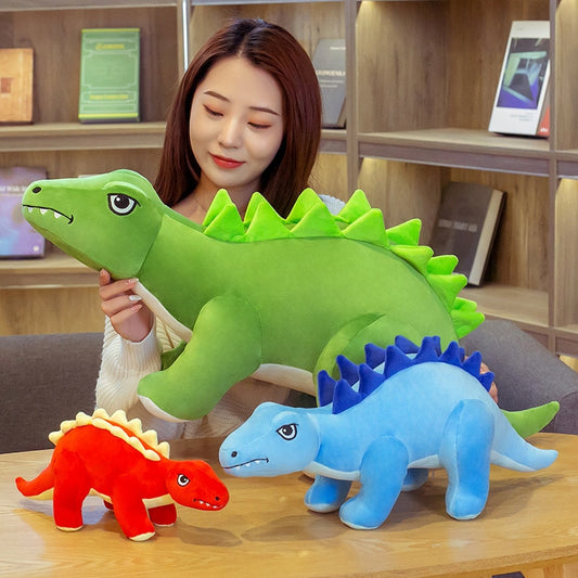 Colored Stegosaurus Dinosaur Stuffed Plush Toy