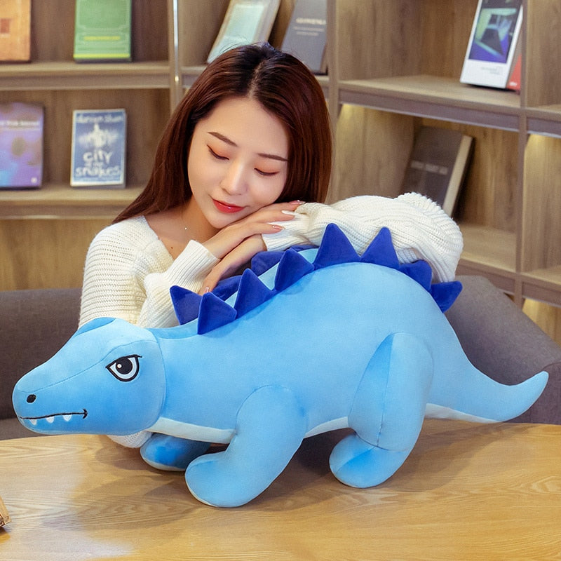 Colored Stegosaurus Dinosaur Stuffed Plush Toy