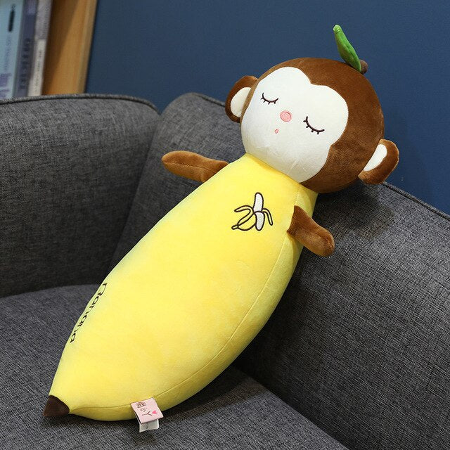 Animal Fruit Pillow Soft Stuffed Plush Toy