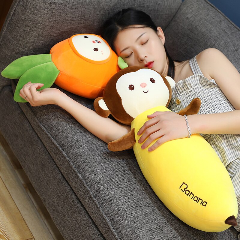 Animal Fruit Pillow Soft Stuffed Plush Toy