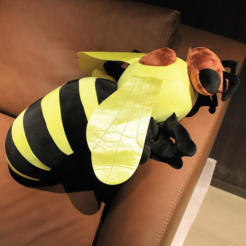 Lifelike Honeybee Soft Stuffed Plush Toy