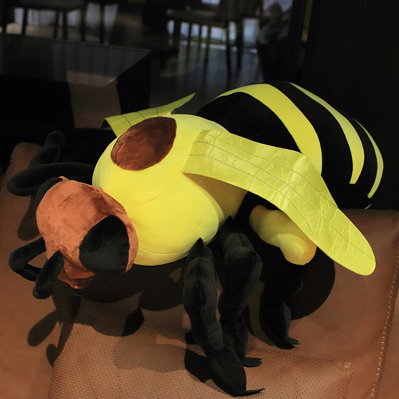 Lifelike Honeybee Soft Stuffed Plush Toy