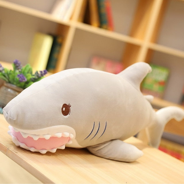 Big Mouth Shark Soft Stuffed Plush Pillow Toy