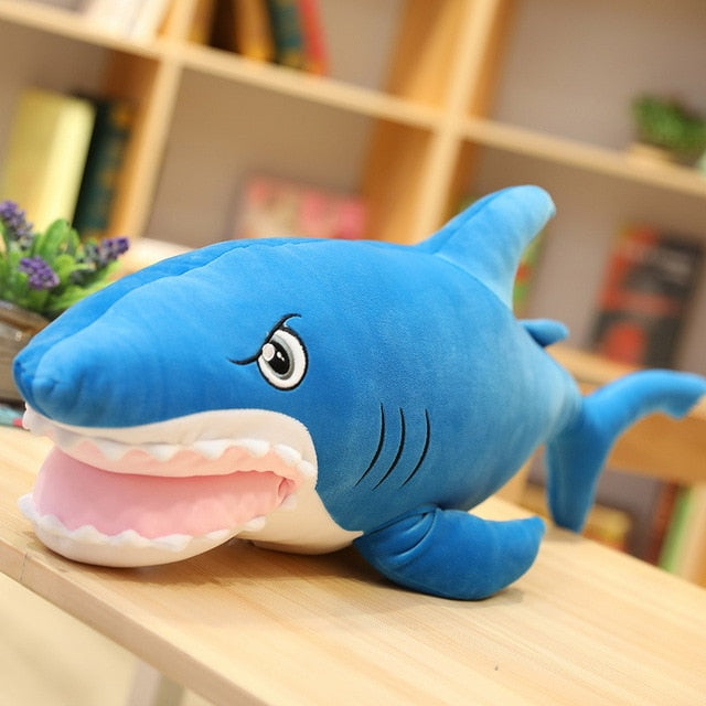 Big Mouth Shark Soft Stuffed Plush Pillow Toy